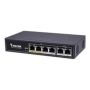 Vivotek Unmanaged 4X 10 100 Poe + 2X 10 100 Poe Extender Up To 200M 65W