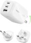 Belkin - 3-PORT Usb-c & Usb-a Plug 100 Watt Includes Travel Adapters
