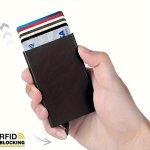 Anti-theft Id Credit Card Holder Porte Carte Thin Aluminium Metal Wallets Pocket Case Bank Women Men Credit Card Box
