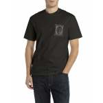 Mens Printed T-Shirt In Black - Black 3XL