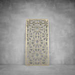 Wall Art D133 - 2000 X 1000 X 20 Indoor Matt Black Cool White