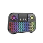 XF0603 Dual Mode MINI 2.4G Backlit Wireless & Bluetooth Keyboard Touchpad For PC Tv Box
