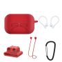5 In 1 Shockproof Protective Cover Accessories Kit Compatible With Airpods Pro-red