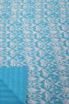 Ikat Turquoise Cotton Throw 150X220