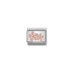 Rose Gold Peach Blossoms Link
