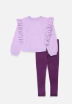 PoP Candy Leggings & Sweatshirt Set - Lilac & Purple