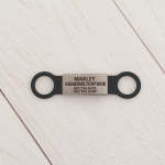 Noiseless Pet Id Tag - Small - 1.5CM W X 3CM L Black I'm High Maintenance. You Don't Want Me