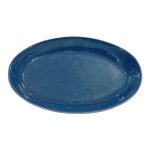 Terracotta Oval Bowl Stary Galaxy Teal Medium