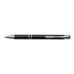 BP3444 - Aluminium Ballpoint Pen With Arrow Shaped Clip Black Std