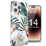 Fashion Leaves Summer Girly Cover For Iphone 14 Series Case 14 + PRO MAX