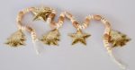 Metal Gold Stars & Trees On String – 92CM