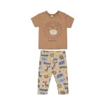 Boys 3D Lion Face Printed Set