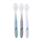 B-soft Spoon Set 3 Pcs Grey White Blue