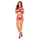 Obsessive - Delishya 3 Pcs Set Purple S m