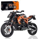 High Godo Technic Motorcycle Building Set 1:8 Moc Motorcycle Model Kit For Adults Build And Display Ideas Cool Toys Gift For Tee