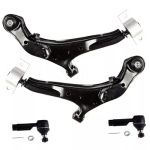 4PC K620354 K620355 ES3438 Front Lower Control Arm Ball Joint Outer Tie Rod End For Nissan Maxima 2000-2003 Replacement For Infi