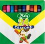 Edo Wax Crayons 8MM Pack Of 24