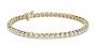 18CT Yellow Gold Tennis Bracelet With 2CT Round Brilliant Cut Diamonds