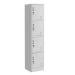 Steel Locker 4-TIER Grey Ws