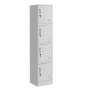 Steel Locker 4-TIER Grey Ws
