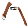 Fitbit Charge 2 Silicon Band - Adjustable Replacement Strap - Brown Small