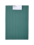 Teal Ribbed Non-slip Mat 40X60CM - None Green