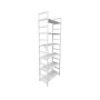 Barcelona White 6-TIER Bookshelf/ Display Shelf