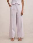 Lee Petite Wide Leg Pants - 16 Lilac Suit