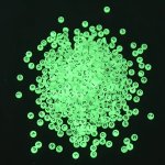 200PCS Glow-in-the-dark Acrylic Beads 7MM Luminous Alphabet Letter Spacers For Bracelets & Necklaces Diy Jewelry Making Accessor
