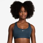 Nike Women's Swoosh Light Support Non-padded Sports Bra - Armory Navy/white