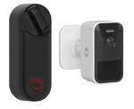 Yale Matte Black Linus L2 Smart Lock + Yale Smart Outdoor Camera