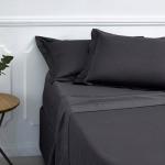 400TC Charcoal Flat Sheet