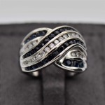 14CT White Gold Dress Ring