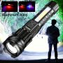 1PC Super Powerful Rechargeable Torch Flood Light For Outdoor Camping Fishing Hunting Climbing Adventure Emergency