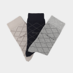 Mens Liam 3 Packs Socks In Multi - Multi S m