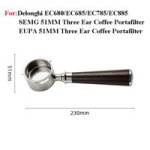 Coffee Accessories Naked Coffee Portafilter Compatible For A Black Wood