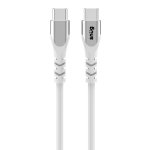 Snug Type-c To Type-c Silicone Cable - 1.2 Meter - White