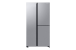 Samsung Steel Food Showcase Side By Side Fridge Freezer - 595L Beverage Centre