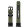 42MM Heavy Duty Nylon Watch Band Strap For Apple Watch Series-green