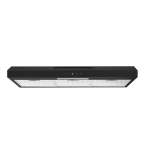 Falco 90CM Black Glass Wall Mount Extractors - FAL-90-CHBL