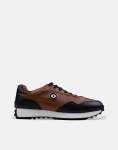 Ben Sherman Arthur Tan black Leather Sneaker - UK11 Brown