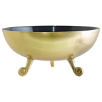 Metal Bowl On Feet 14 Cm X 30 Cm