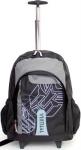 Macaroni Cartella Student Backpack With Trolley Lightweight Padded Back And Shoulder Straps Triple Main Plus One Side Zippered Compartments Top Grip Handle Waterproof-two Tone