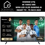 Hisense U7Q 4K 144HZ Vrr Mini-led Uled Gaming Ai Smart Tv - 75 Inch 2025