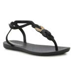 Class Lush Trimmed Slingback Sandal - Black Gold - 8