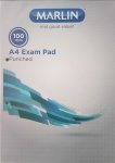 F&m 100 Sheet Punched & Ruled Examination Pad