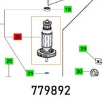 Armature Mxp 1000 230V