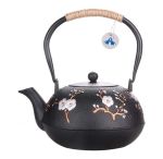 1200ML Cast Iron Teapot Tea Kettle With Stainless Steel Infuser