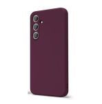 Liquid Silicone Back Case For Samsung Galaxy S24 -plum