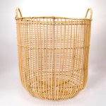 Vietnamese Cross Bar Rattan Basket - Small 33 X 31CM